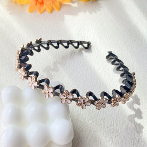 Harga Grosir - Jepit Rambut Fashion Korea Pola Mutiara / Bando Rambut Kepang Korea Mutiara Kristal Headband