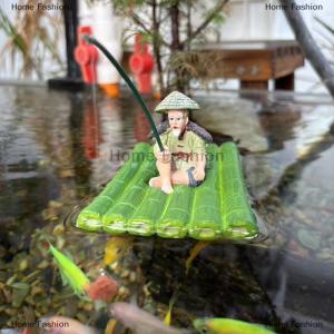 [COD] Home Fashion Floating Aquarium DecorMiniature Garden DecorFloating Raft DesignFish Tank Landscape DecorationFish Tank Accessories
