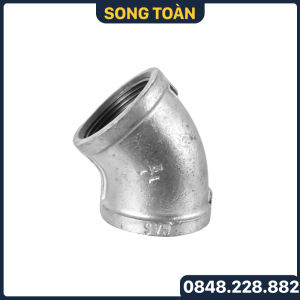 Co Lơ Mạ Kẽm Co Lơi 45 Độ Ren Trong Sắt Mạ Kẽm 21 27 34 42 49 60