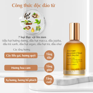Dầu Dưỡng Ẩm Đa Năng OVALLA Thuần Chay Giúp Giảm Nhăn Làm Sáng Da Và Chống Lão Hóa Cho Da Khô (Lọ 50ml)
