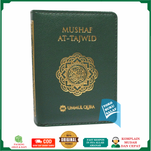 Mushaf At-Tajwid SAKU A7 Cover JAKET RESLETING Nonterjemah Al-Quran At Tajwid Khat Rasm Utsmani Al-Quran Tajwid Penerbit Ummul Qura