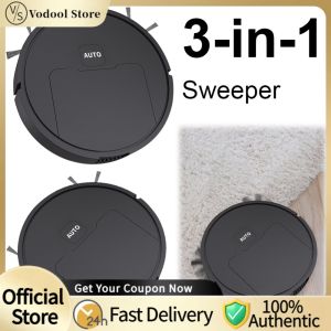 Automatic Robotic Vacuum with 1000Pa Suction and Smart Navigation USB Rechargeable for Quick Cleaning