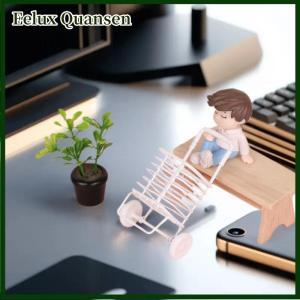 Eelux 1pcs Dollhouse phụ kiện Ins dễ thương mô phỏng tay kéo giỏ mua hàng giỏ hàng đồ chơi sáng tạo Kawaii Máy tính để bàn trang trí quà tặng
