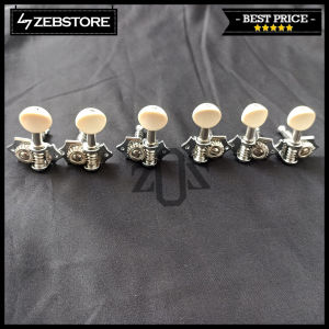 Dryer Tuning Machine Pemutar Senar Gitar Guitar Oval Open Geared 3R-3L Chrome