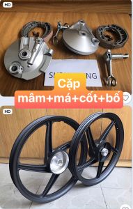 MÂM VÀNH ĐÚC 5 CÂY ĐÙM-PHANH CƠ CHO WAVE @ 2015 TRỞ LÊNWAVE S RS RSX BLADE 110 VÀ DREAM 110 GẮN LÊN ZIN THEO XE KHÔNG CHẾ CHÁO