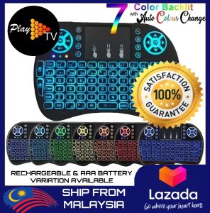 [NEW] i8 Mini Wireless Keyboard Air Mouse 2.4Ghz Touchpad Remote Control PC Ps4 Google Android SMART Tv gaming Evpad