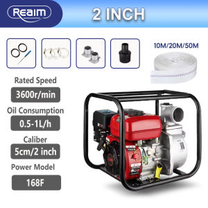 REAIM Gasoline Water Pump  Industrial  Engine Transfer Water Pump Generator 4000W High Performance 4 STROKE 2 STROKE