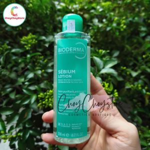 Nước Cân Bằng Bioderma Sébium Lotion 200ml Cân bằng da cấp ẩm kiểm soát dầu nhờn se lỗ chân lông cho da dầu mụn
