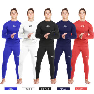 Paket Baselayer Manset Pria Celana Panjang Baselayer Legging Sport Manset Olahraga