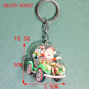 Buy 1 Free 1 Christmas Keychain Accessories Accessories Original Christmas Party Supplies Acrylic Elk