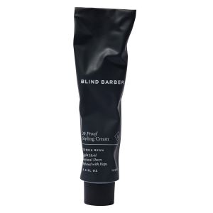 Blind Barber 30 Proof Hair Cream dành cho nam giới - Kem tạo kiểu & làm mềm râu - Giữ nếp nhẹ & bóng tự nhiên - Không chứa Paraben & Sulfate sản phẩm chăm sóc tóc gốc nước - Hương đậu Tonka (3.2 Fl oz)