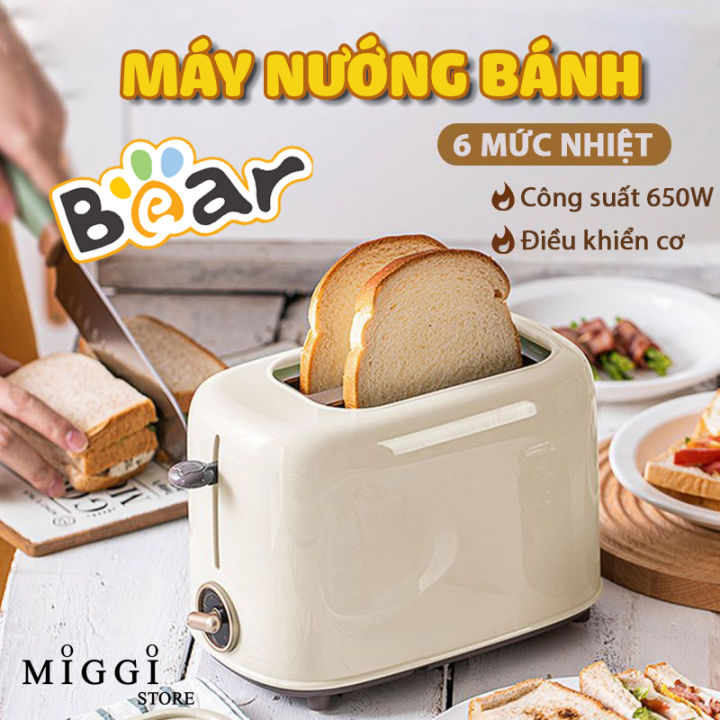 Máy nướng bánh mì Bear C02W1 - 6 mức nhiệt - Máy nướng bánh mig ...