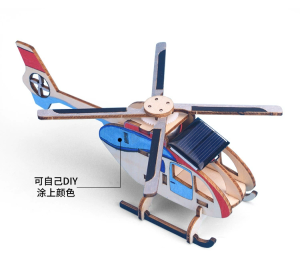 เครื่องบิน DIY ไม้เทคโนโลยีเฮลิคอปเตอร์พลังงานแสงอาทิตย์การผลิตขนาดเล็กแผนกทดลองทางวิทยาศาสตร์ไอน้ำของเล่นเรียนรู้