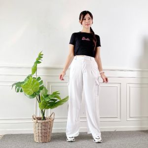 MODIS - Zine APRIL KNIT Celana Cargo / PAKAIAN WANITA / CELANA WANITA / CELANA