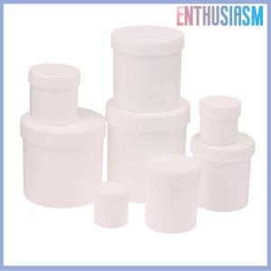 【Enthusiasm】🌟🌟【Hot Sale】🎈 1 cái 30-1000ml trắng đen nhựa Jar mặt nạ Jar Kem Jar thực phẩm lưu trữ Tank mỹ phẩm rỗng container trang điểm hộp