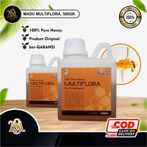 MADU MURNI ASLI MULTIFLORA 500 GR Grade A 100% Original Raw Honey by Madu Muezza