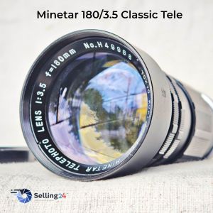 เลนส์มือหมุน Minetar Telephoto 180mm f3.5 Preset Blade Tokyo Koki Mount M42