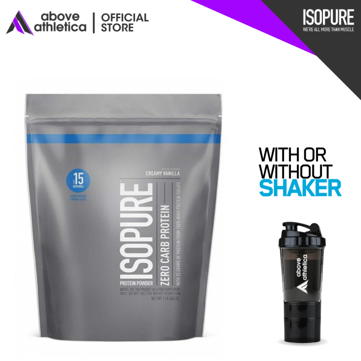 Isopure Zero Carb Isolate Whey Protein 1lb Zero Carb, Keto Friendly