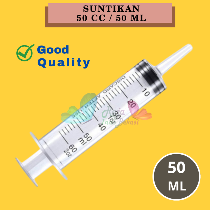 Suntikan 50 cc mL Catheter Kateter Tip Spuit Sepuit Syringe Siringai ...