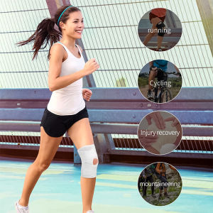 Upgraded Knee Support Breathable Mesh Knee Brace with Side Stabilizers Knee Pad Protector for ACL MCL Arthritis Injuries Recovery