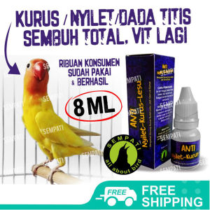 SEMPATI Anti Nyilet Kurus Lesu Merek Sempati Obat Burung Sakit Berat Badan Turun Gangguan Pencernaan Bulu Ngembang Untuk Burung Lovebird Kacer Murai Kenari Pleci Kolibri Anis Dll SMPANYK