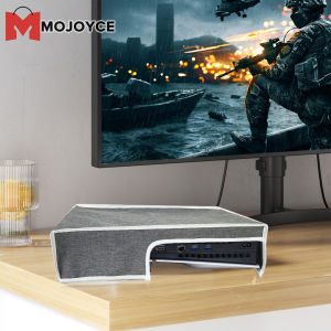 MOJOYCE Vertical/Horizontal Dust Cover 1680D Oxford Cloth Dust Guard for Playstation 5 Slim Game Console