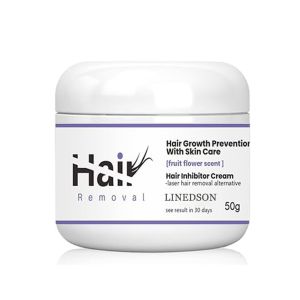 Facial Hair Inhibitor Cream  Inhibitor Permanent for Women Face Apply Lavender Hair S Growth on Face Bikini Arm Leg After Hair Removal Depilatories Use 50g