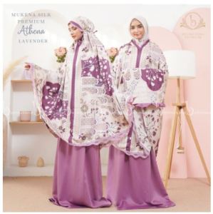 Terlaris Mukena Dewasa Silk Premium 2in1 Athena/Kado Unik UlangTahun