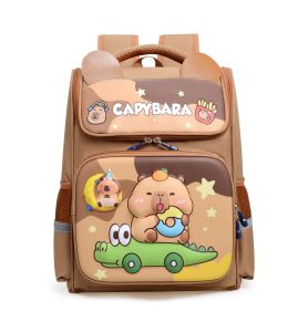clu Capybara Backpack For Primary School Student Lightweight Large Capacity Kids School Bag Bags ulc