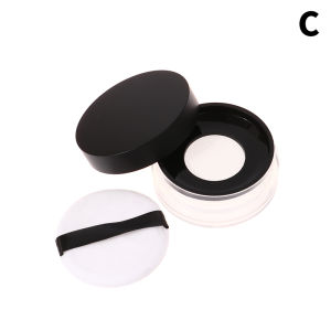 hananre 20g Empty Air Cushion Puff Box With Powder Sponge Sifter Or Elastic Mesh Portable Makeup Case Container For Loose Powder