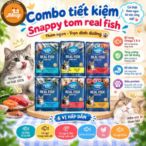 combo 12 gói - 24 gói - 48 gói súp pate Snappy tom 85gr dành cho mèo - T3 PETS SHOP