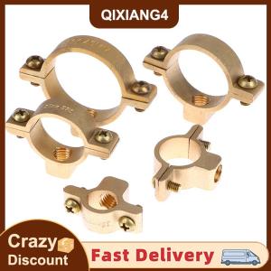【SDJZT】 Fit 15 22 28 35 40mm OD Tube Brass M10 Pipe Clamp Bracket Support Hanger Fixed