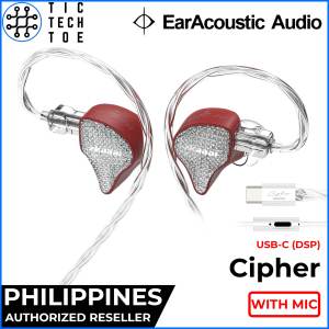 EarAcoustic Audio x zkaaai Cipher Dynamic Driver USB Type C DSP IEM Aluminum Wired Earphone with Mic