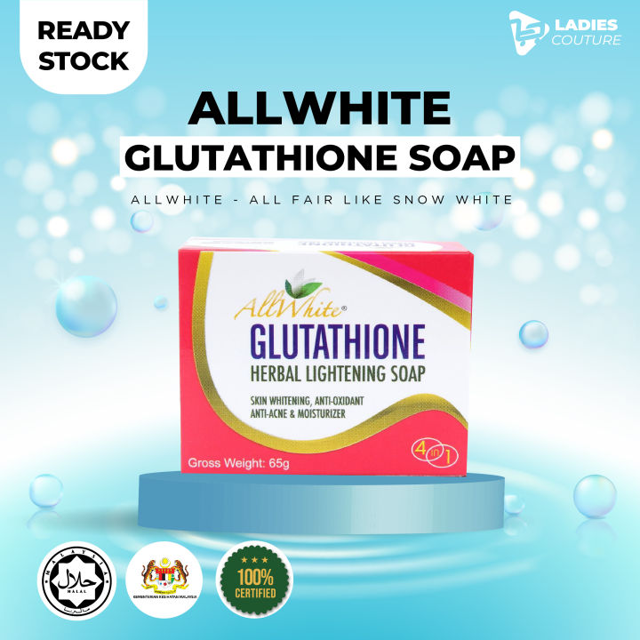 all white glutathione herbal lightening soap Glutathione Whitening Soap