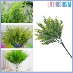 【Enthusiasm】🌟🌟【Hot Sale】🎈 Cỏ măng tây nhân tạo 7 nhánh cây hoa phụ kiện hoa gia dụng