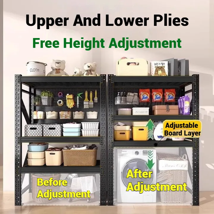 NINI%203/4/5%20Layers%20Tool%20Shelves%20%7C%20Merchandise%20Shelves%20%7C%20Product%20Storage%20Shelves%20%7C%20Thickening%20of%20Shelves%20Warehouse%20Shelves%20800%20Kilos%20%7C%20Buckle%20Design%20-%20Image%203