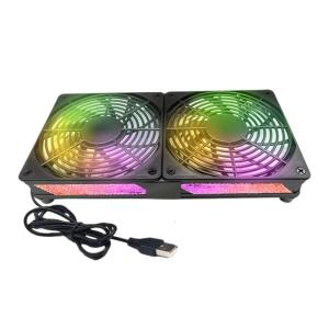 120mm 5V LED Light Cooling Fan LED Light Sync Temperature Control 12cm Quiet Case Fan for PC Chassis CPU Radiators