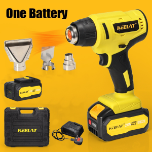 KEELAT KCHG01 Cordless Heat Gun Handheld Electric Hot Air Gun Machine With Rechargeable Lithium Battery Power Tool