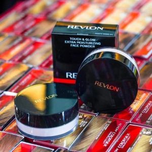 Revlon Touch & Glow Extra Moisturizing Face Powder 43g & 36g แป้งฝุ่นเนื้อโปร่งแสงเนียนละเอียด บางเบา เกลี่ยง่าย (Translucent 01 สําหรับทุกสีผิว)