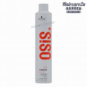 500ml Schwarzkopf Osis Freeze Finish Strong Hold Hair Spray