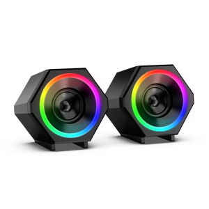 Speaker Gaming LED Kisonli L-6060 Bass Speaker 2.0 High Quality - BE