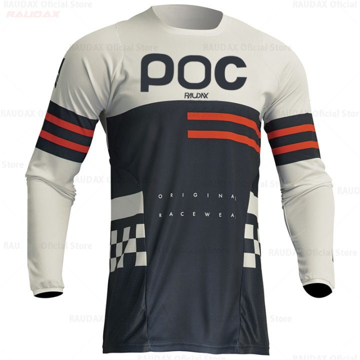 RAUDAX POC Men Cycling Motocross Jersey Downhil Mountain