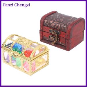 Fanzi Quà Tặng Giáng Sinh AYLMER 【Flash Sale】đồ Chơi Bể Bơi Đá Quý Lặn 10 Viên Kim Cương Lớn Nhiều Màu Sắc Với Hộp Cướp Biển Kho Báu Bơi Lội