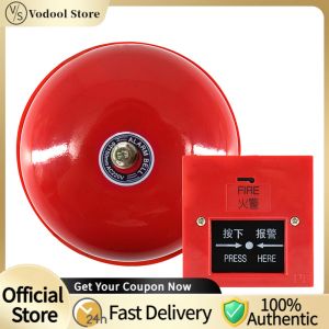 Home and Office Fire Safety Alarm with Metal Fire Control Siren and Emergency Warning System