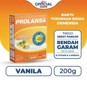 PROLANSIA Vanila Susu Nutrisi Lansia 200 Gram