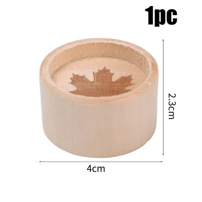 JIYAN2866 Maple Leaf Pattern Expanded Fragrant Wood Wooden Slowly Volatile Essential Oil Diffuser Durable Aromatherapy Inhaler for Refreshing Air Desktop Ornament
