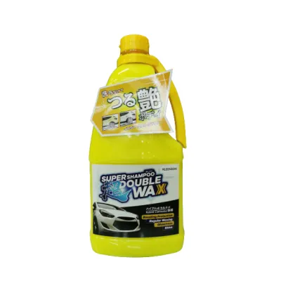 【Kleenson】SUPER Shampoo Double Wax 2.5L (Yellow Colour) | 3cap shampoo 5Liter water | Car Shampoo & Waxes