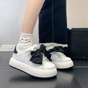 IELGY Bow tie women’s versatile Korean style princess style sneakers