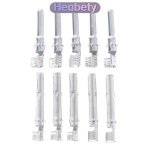 Heabety 5 10 cặp MC4 quang điện kết nối lõi bên trong nam và nữ cắm thiết bị đầu cuối tích cực và tiêu cực đồng đóng hộp bộ phận kim loại