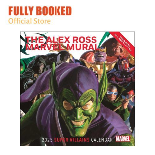 Abrams 2025 Oversized Wall Calendar (Alex Ross Marvel Super Villains